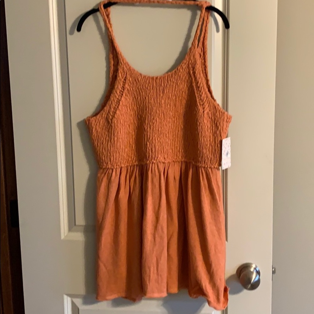 Free people sweater v back sweater tank